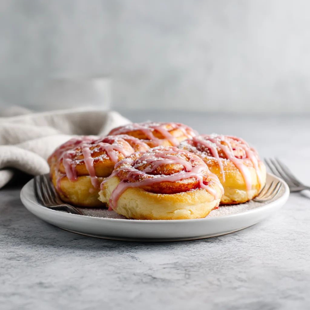 Glazed Strawberry Sweet Rolls: A Heavenly Homemade Treat