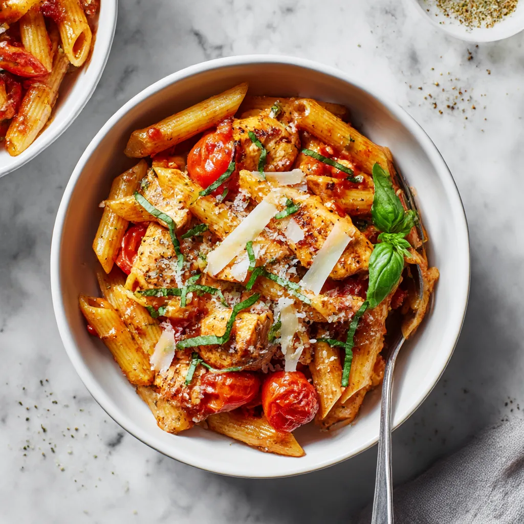 Mediterranean Chicken & Tomato Penne